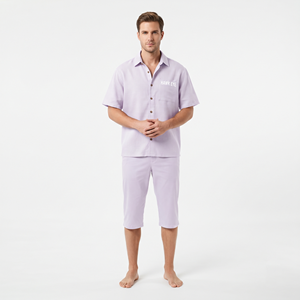 Best Quality Men's Streetwear <b>Shirt</b> and <b>Shorts</b> Set <b>Short</b> <b>Sleeve</b> <b>Button</b> <b>Up</b> Summer Casual Two Piece Clothing - Product Image 1