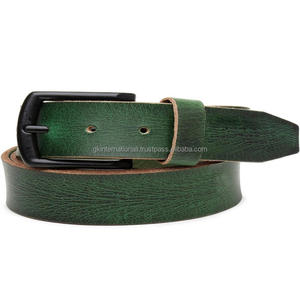 Ceinture décontractée en cuir tendance personnalisée de qualité supérieure pour hommes avec boucle en zinc et ardillon en alliage solide pour unisexe - Product Image 5