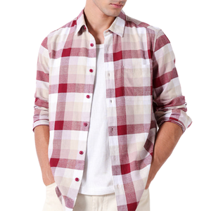 เสื้อเชิ้ตผู้ชายลายดอกไม้ ผ้าฝ้าย 100% แขนสั้น สำหรับวันหยุดฤดูร้อน ปกคอพับ ผ้าทวิลระบายอากาศได้ดี รับผลิตแบบ ODM - Product Image 3