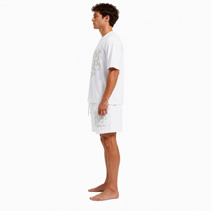 Nouveauté : Ensembles décontractés tricotés pour hommes, design tendance, shorts respirants 100 % coton, haute qualité, style streetwear, logo personnalisé - Product Image 4