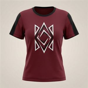 Camisetas de Algodón para Mujer, Nuevo Diseño, Última Moda, Ropa de Verano, Color Personalizado, Camiseta Moderna - Product Image 1