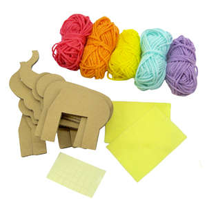 Kits de Manualidades Educativos de Hilo para Envolver Elefantes, Fáciles y Divertidos para Niños de 7 a 12 Años y 13 Años o Más, Actividades Escolares - Product Image 3
