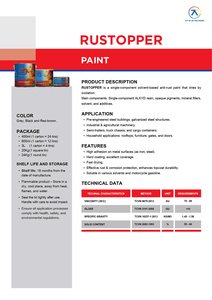 Peinture de revêtement en acier anti-corrosion à base d'eau de qualité industrielle, haute résistance à la chaleur, antirouille, produits chimiques de protection contre la rouille, rouge - Product Image 4