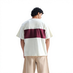 เสื้อยืดโอเวอร์ไซส์ผู้ชาย ผ้าฝ้าย 100% คอกลม แขนสั้น แห้งเร็ว ผ้า 320 กรัม สวมใส่สบายๆ - Product Image 6
