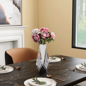 Elegante Florero de Metal para Mesa, Porta Flores Decorativo para Oficina, Colección B2B, Regalo Moderno y Lujoso para el Hogar - Product Image 3