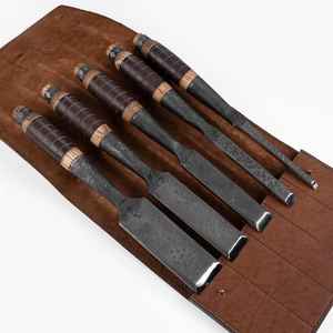 Multi Functional Slotted <b>Chisel</b> Semi-circular Steel Handmade Woodworking Carpenter's Tool Flat <b>Chisel</b> Set - Product Image 4