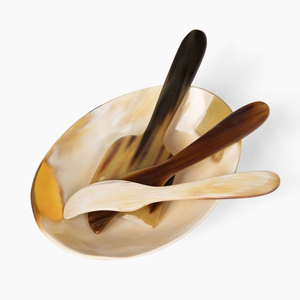 Cuenco Artesanal de Cuerno Pulido Ecológico para Uso en Mesas de Lujo o Decoración Vintage para Hogares Conscientes - Product Image 2