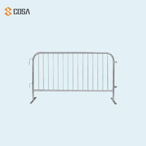 Barrera para Peatones (Barrera de Control de Multitudes) de Acero Inoxidable con Diseño Gráfico Personalizable, Tipo Valla Soldada, Galvanizada para Exteriores - Product Image 1