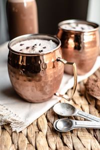Hammered copper mug <b>set</b> palace garden drink cups reusable premium <b>beverage</b> <b>serving</b> mugs durable finish - Product Image 6