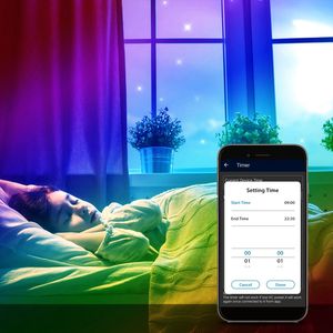 Striscia LED Intelligente WiFi da 5 Metri con 300 LED SMD5050 RGB Cambiacolore, Compatibile con Alexa e Google Assistant, Facile da Sincronizzare - Product Image 5