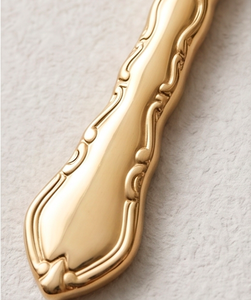 High Design Stainless Steel <b>Set</b> Of 2 Flatware <b>Cutlery</b> Spoon Knife Gold <b>Colour</b> Finished Used In Kitchen Tabletop - Product Image 2