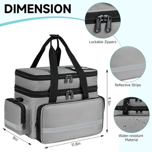 Pochette médicale en cuir imperméable de qualité supérieure pour le transport d'articles d'urgence et de médicaments de voyage, en vente à bas prix - Product Image 5