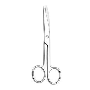 Ciseaux chirurgicaux utilitaires à lame courbée manuelle pour une coupe contrôlée, une dissection et une utilisation en salle d'opération médicale - Product Image 3