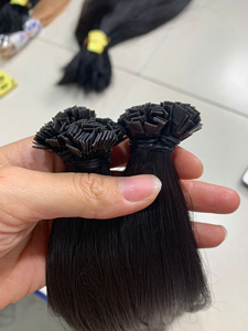 Extensiones de Cabello Humano Liso 100% Virgen Vietnamita al por Mayor, con Cutícula Completa, Punta Plana, Fusión a Máquina, Doble Trama - Product Image 2