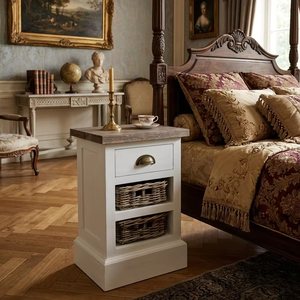 Commode en bois massif durable et écologique Moala Won, style moderne minimaliste, armoire de rangement pour chambre à coucher, poignées en laiton, finition colorée, spacieuse - Product Image 5