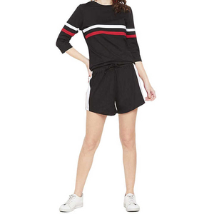 Custom Short <b>Set</b> New Summer Clothes 2 Piece <b>Sets</b> for Women Short Pants and Crop Top Cotton Women's <b>Twin</b> <b>Set</b> - Product Image 3