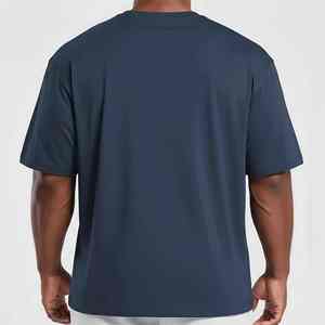 Camiseta Personalizada para Hombre, 100% Algodón, Cuello Redondo, Manga Corta, Transpirable, Color Sólido, Impresión de Logotipo Personalizado - Product Image 6