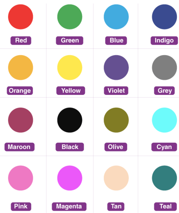 Couleur imprimée personnalisée