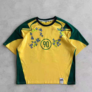 Fabricante de Camisetas, Camiseta Polo Personalizada 100% Algodón Tejido, Estilo Vintage para Hombre, Manga Corta Informal - Product Image 4