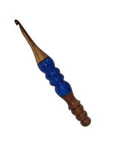 Knitting Tool Eco-Friendly Fashion Resin & Wood <b>Crochet</b> <b>Hook</b> with Lightweight Structure for Easy Carry Travel Friendly Craft Use - Product Image 2