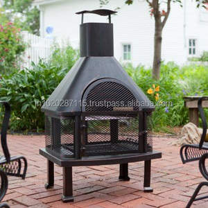 Pozo de fuego de hierro de alta resistencia rústico al aire libre para patio trasero jardín patio camping calefacción cocina uso decorativo - Product Image 3