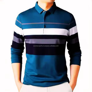 Polos de sport en vrac Econex avec logo personnalisé Polo en coton pour hommes Fabricant d'uniformes OEM, de golf et de vêtements promotionnels - Product Image 2