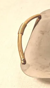 Plateau décoratif en acier inoxydable de Style nordique gros métal ovale stockage de bijoux plateaux de service assiette alimentaire plats et assiettes - Product Image 2