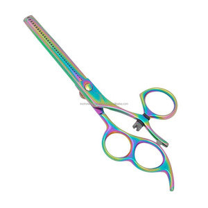 Tijeras Profesionales con Tornillo Ajustable y Cuchilla Afilada para Peluquería, Herramientas de Barbería de Acero Inoxidable al por Mayor - Product Image 1