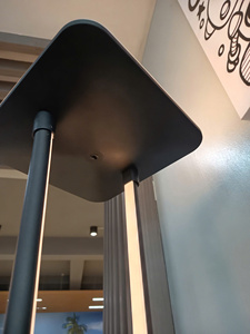 Modern 34W LED floor lamp Push <b>dimmer</b> control floor lamp Color temperature adjustable floor lamp - Product Image 4