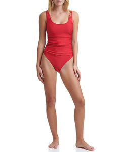 Traje de Baño de Una Pieza de Corte Alto para Mujer, Elegante, con Impresión de Logotipo Personalizado, Secado Rápido, Ecológico, Spandex/Nylon, Traje de Baño de Verano OEM - Product Image 2