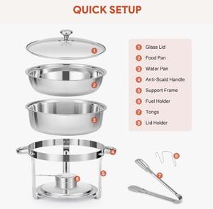 Accesorios profesionales de acero inoxidable para buffet, equipo de catering y eventos para hoteles al mejor precio - Product Image 3