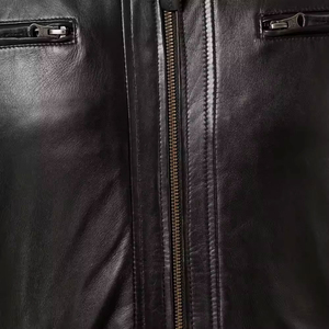 Hot Sale Lightweight Cow Skin <b>Jacket</b> Stand Collar New Style <b>Winter</b> Motorbike Attire Front Factory Online Supply - Product Image 5