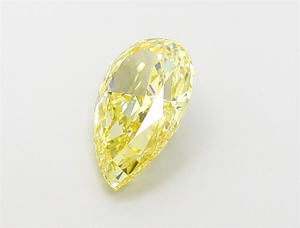 เพชรทรงลูกแพร์สีเหลือง CVD ที่ได้รับการรับรองจาก IGI ขนาด 0.95 ถึง 1.29 กะรัต เจียระไนอย่างดี สำหรับเครื่องประดับชั้นดี - Product Image 3