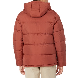 Men's Glacier <b>Warm</b> Woolen Puffer Jacket Lightweight Quilted Winter Casual Full Zip Outdoor Fashion Coat Embroidery Solid Pattern - Product Image 2