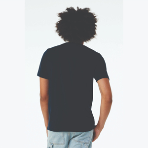 Camiseta Unisex Azul Marino de Manga Corta - 52% Algodón Peinado Airlume, 48% Poliéster, 4.2 Oz, Mezcla CVC, Precio Económico, OEM, Personalizable, a la Moda - Product Image 3