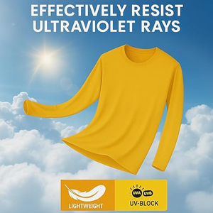 T-shirt unisexe en coton à manches longues, col rond, uni, décontracté, personnalisable avec logo, vêtements vierges, OEM ODM en gros - Product Image 3