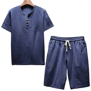 Custom 2 Piece Short Set Men Summer Sports Track Suit Set Wholesale Sweat Suits <b>Plain</b> <b>Tracksuits</b> for Men Comfortable - Product Image 1