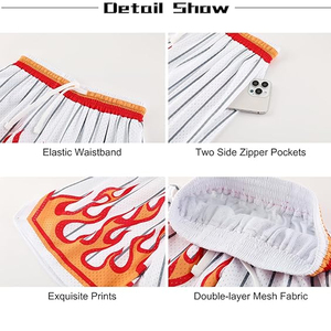 Buy High Quality Custom Logo Design Mesh Shorts Lightweight Sublimation Men Women Gym Basketball Mesh Short - Product Image 6