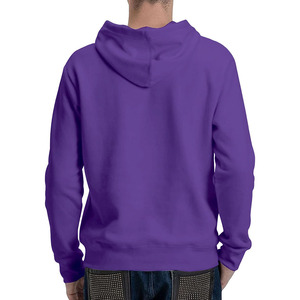 100% Cotton Regular Fit Men's Pullover Hoodie Pocket Drop Shoulder <b>Thick</b> <b>Fleece</b> Breathable Quick Dry Winter Casual Customizable - Product Image 6