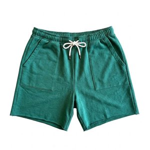 Shorts d'été décontractés pour hommes, personnalisables avec logo, en coton léger et respirant, coupe décontractée, confortables, pour le quotidien - Product Image 1