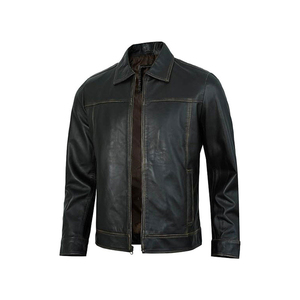 <b>Men</b> Leather <b>Jacket</b> Wholesale High Quality <b>Jacket</b> <b>Men</b> Color <b>Men</b> Leather <b>Jacket</b> Full Sleeve Product Leather <b>Jacket</b> for <b>Men</b> leather - Product Image 4