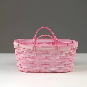 <b>Large</b> <b>Basket</b> Hamper with Handle Natural <b>Baskets</b> for Gift Flower Fruit Packaging From Bamboo Materials - Product Image 1
