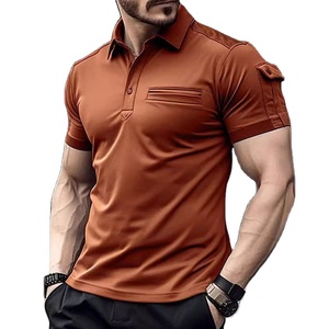 Summer Custom Plain Mercerized Men Turn Down Polo Shirts Double Mercerized Cotton <b>Golf</b> Men's Polo Shirts - Product Image 1