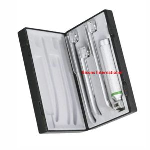 Wholesale Stainless Steel Manual Fiber <b>Optic</b> Miller Laryngoscope Adult LED Straight Blade Intubation Kit Handle CE Certified - Product Image 3