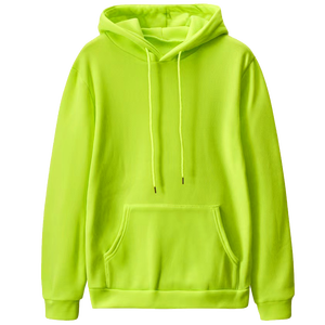 Sudadera con Capucha Oversize de Manga Larga, Felpa, Unisex, Color Negro Sólido, para Invierno, Algodón, Resistente al Viento, Estilo Urbano - Product Image 1