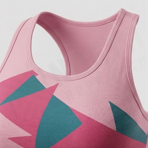 Conjunto de Yoga sin Costuras de Secado Rápido para Mujer, Sujetador Deportivo Reversible, Leggings Transpirables, Ropa Deportiva, Color Personalizado - Product Image 4
