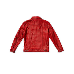Chaqueta de Cuero con Flecos Blancos Personalizada para Hombre y Mujer, Estilo Vaquero Occidental, Motero, Chaqueta de Cuero PU Vintage con Flecos - Product Image 4