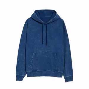 Sudadera con Capucha de Alta Calidad 100% Algodón, Lavado Ácido, Serie High Street, Estilo Vintage - Product Image 2