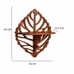 Art Deco Solid Wood <b>Floating</b> <b>Wall</b> <b>Shelf</b> Eco-Friendly Wedding Storage Trays Decorative <b>Wall</b> Mounted Display - Product Image 2
