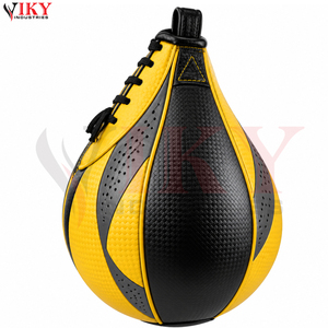 VIKY INDUSTRIES VI-BTB-1616 Ballon de vitesse de boxe en cuir PU robuste - Léger, rebond élevé, poids personnalisable pour la boxe - Product Image 2